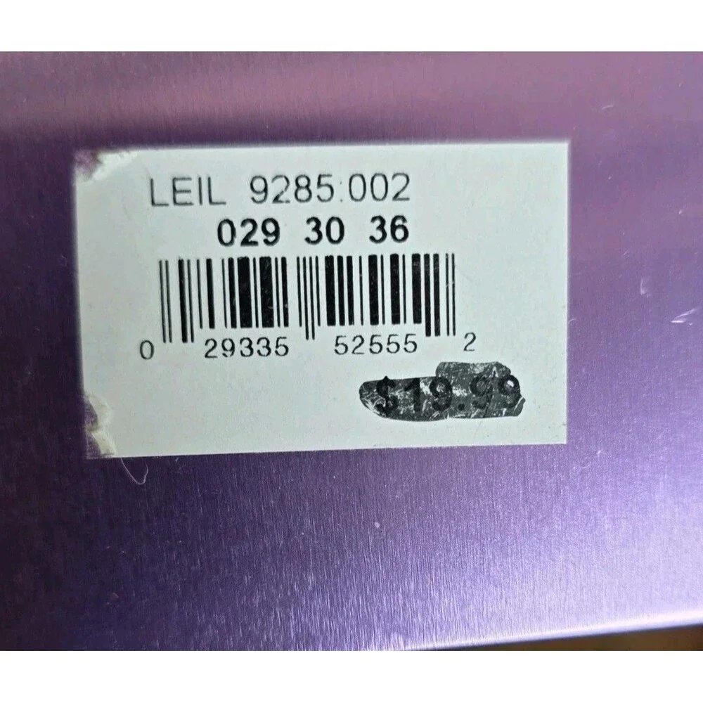 Lei Ladies Silver Toned Purple Dial Quartz Watch NIB Model 9285 002